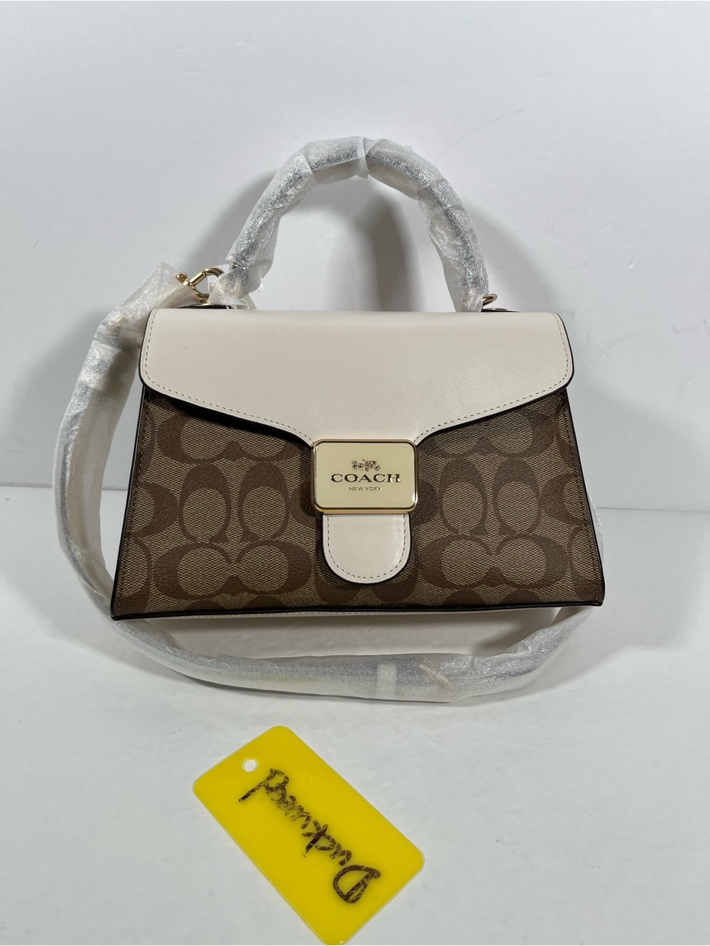 NWT Coach Pepper Satchel In Signature Canvas